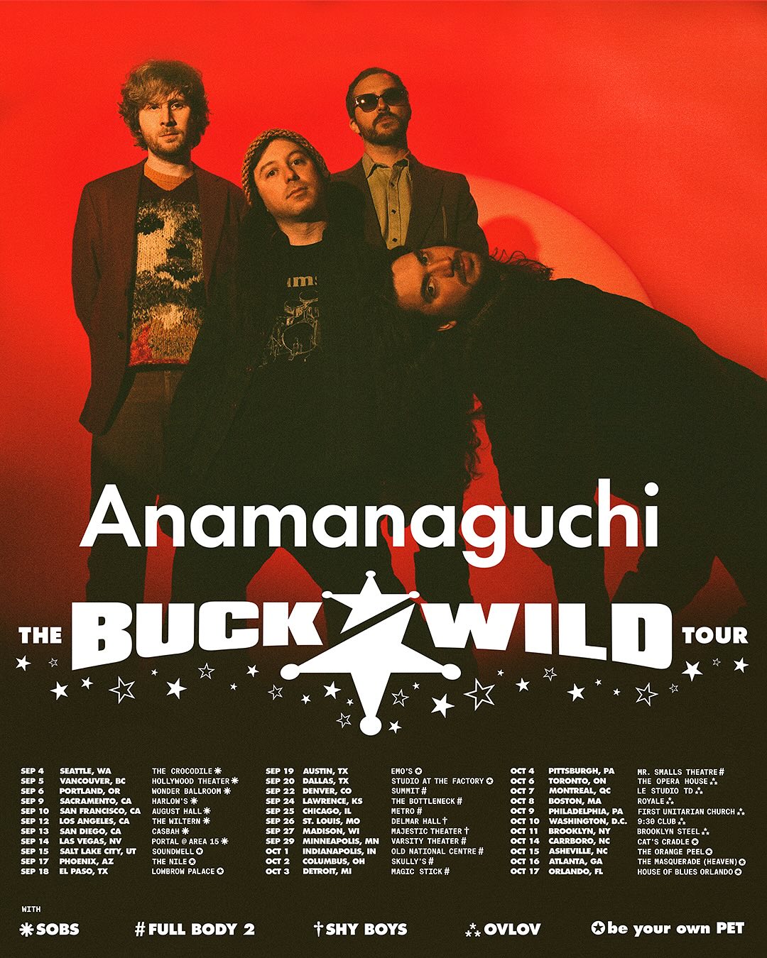 Be Your Own Pet The Buck Wild Tour Poster