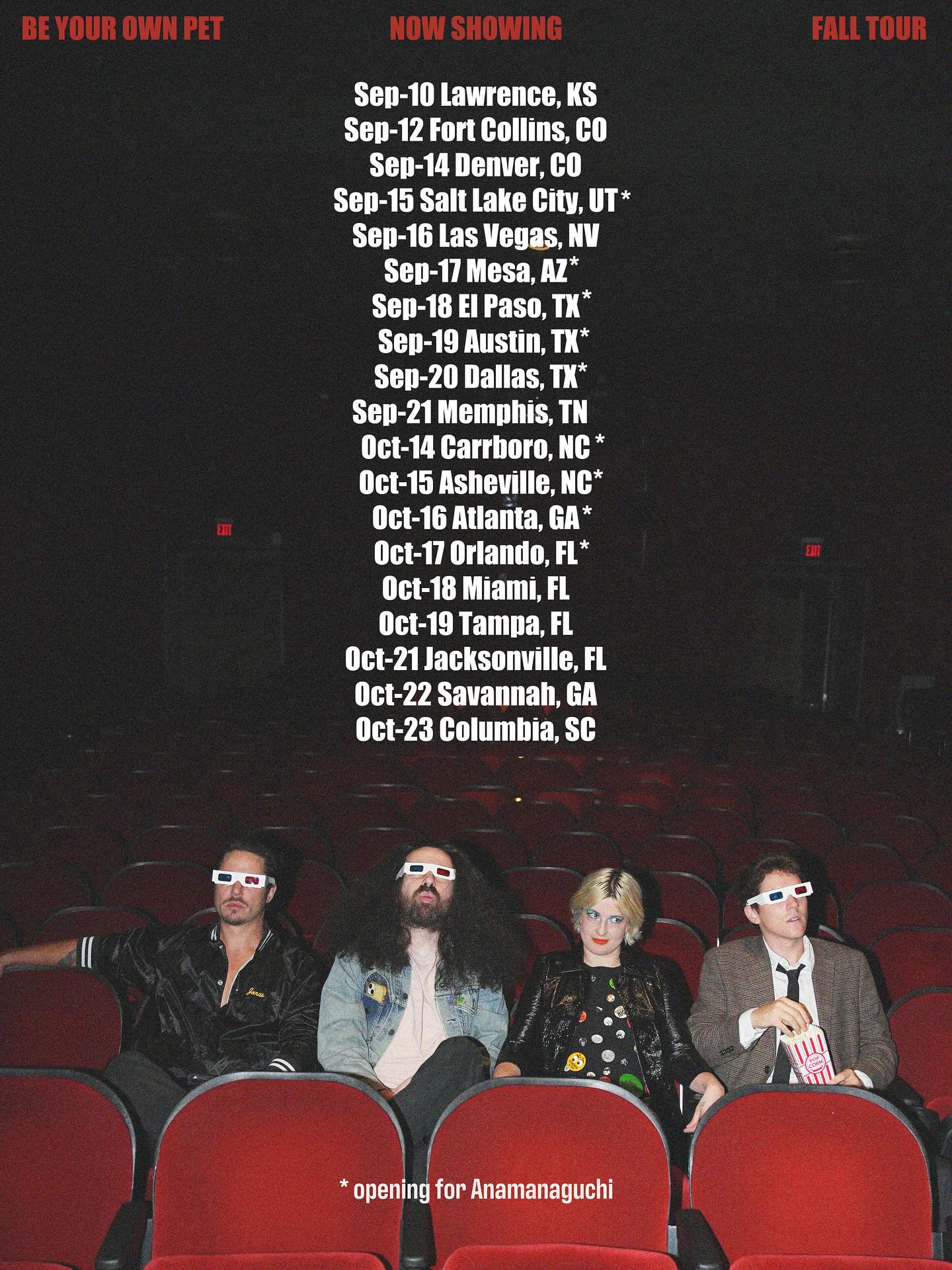 Be Your Own Pet The Buck Wild Tour Poster